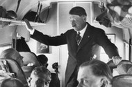 Hitler In Airplane On Campaign Tour