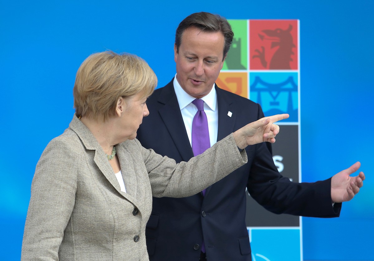 David Cameron i Angela Merkel