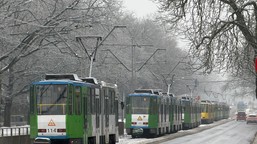 wstrzymano wszystkie tramwaje. szczecin nie razi sobie z fatalną pogodą