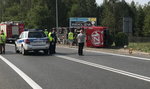 Wypadek Polskiego Busa na Podkarpaciu. Wielu rannych