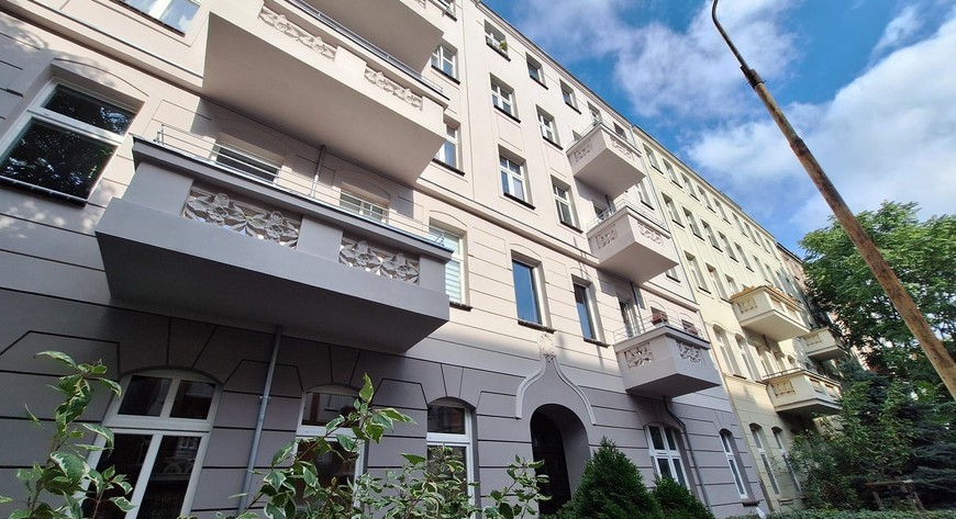 Pięknie wyremontowana kamienica przy ul. Daszyńskiego