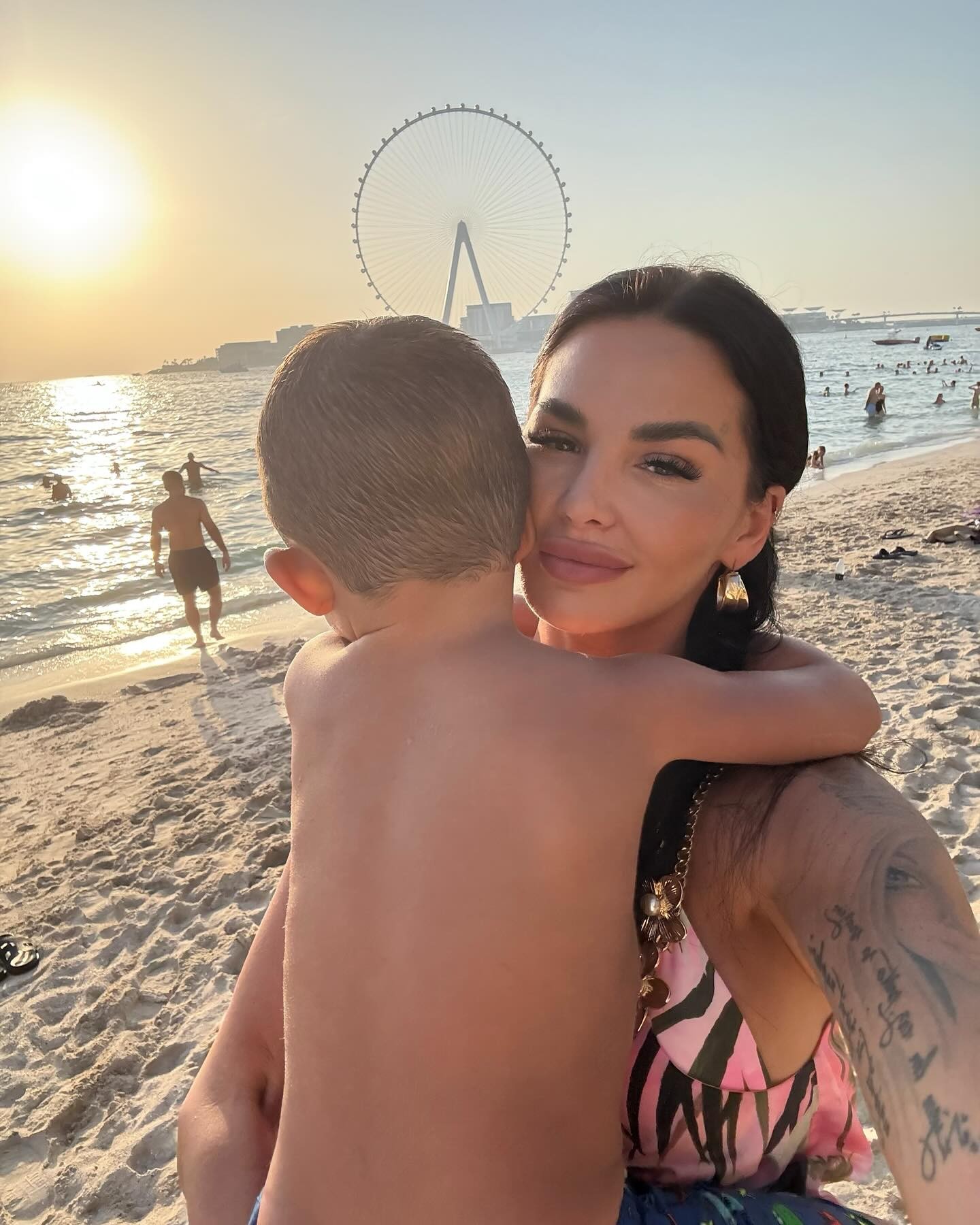 Zuzana Strausz Plačková so synom Dionkom.