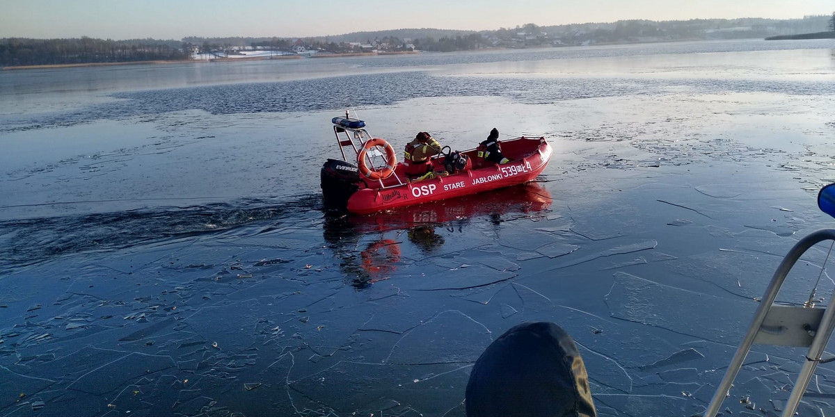 Jezioro Szeląg Wielki. Znaleziono ciało 32-letniego mężczyzny.