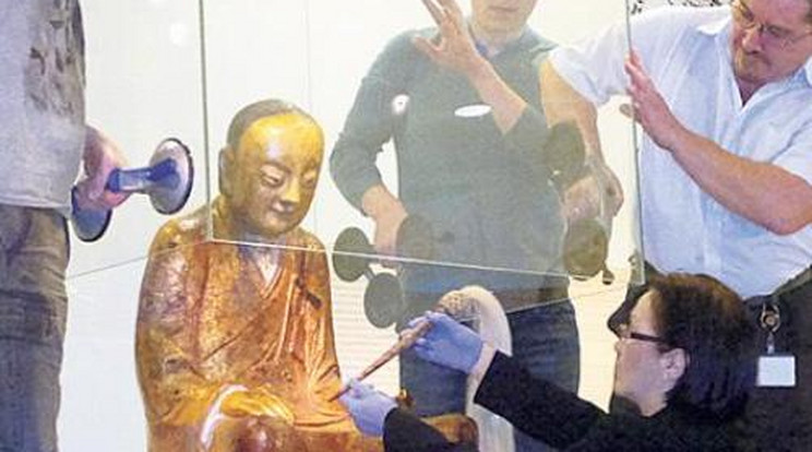Kínai falu követeli a nálunk kiállított Buddha szobrot 