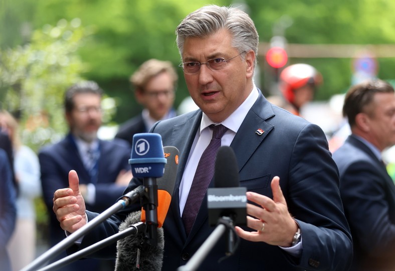 Prime Minister of Croatia Andrej Plenkovic in Brussels