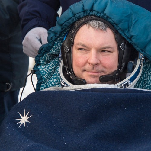 Lądowanie astronautów z ISS w Kazachstanie