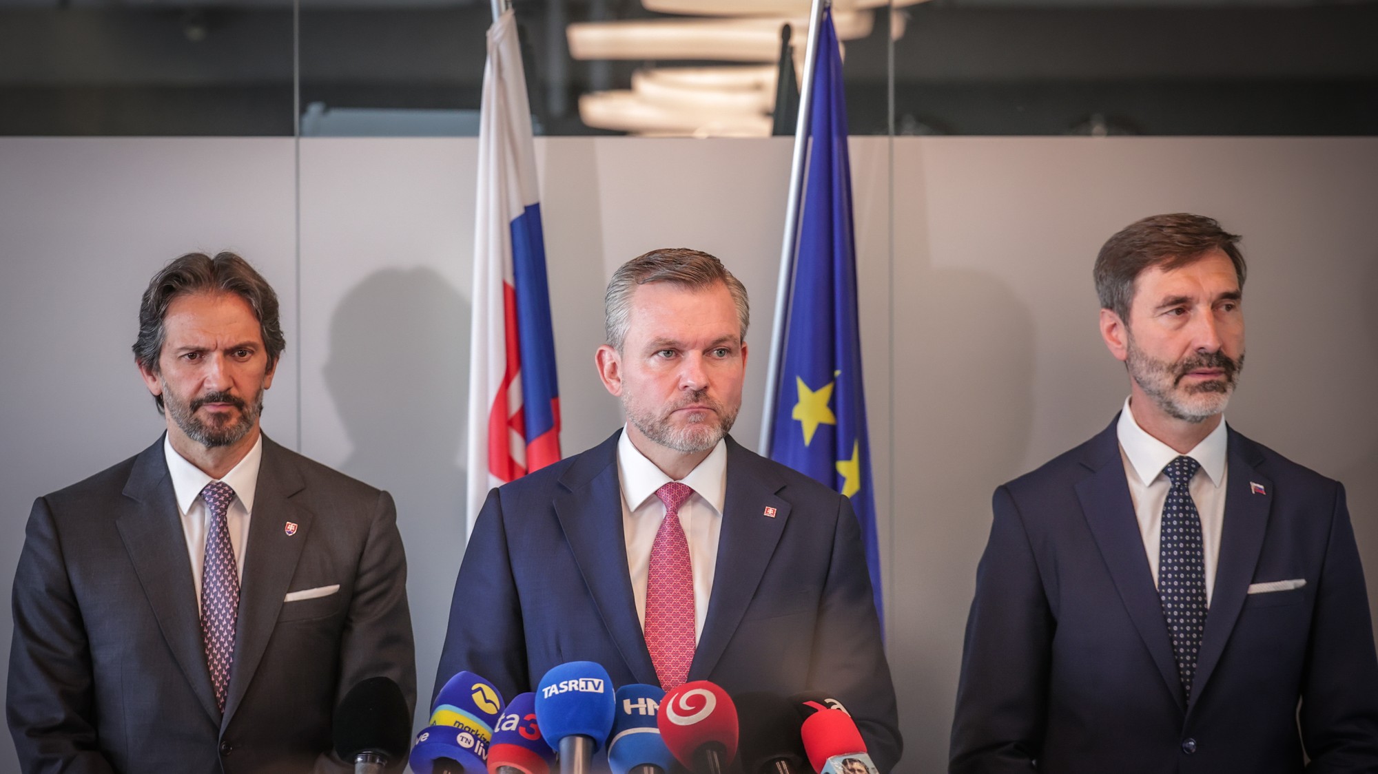 Robert Kaliňák, Peter Pellegrini a Juraj Blanár
