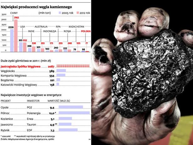 Najwięksi producenci węgla kamiennego