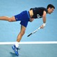 Novak Djoković podczas treningu w Melbourne