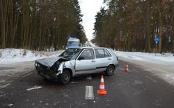Nic dziwnego, że kierowca Golfa TO zrobił. Skoro potem zabrakło skali w alkomacie...