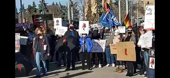 Strajk kobiet w Edmonton