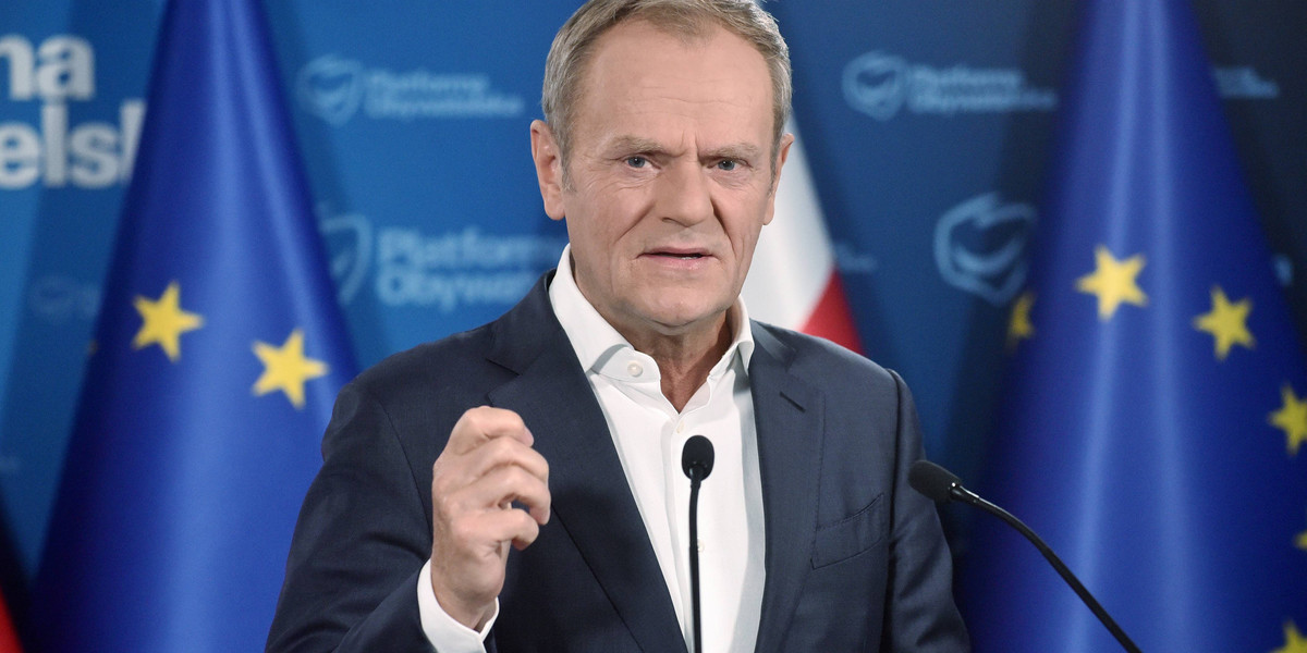 Donald Tusk jest kandydatem na premiera z ramienia KO, Trzeciej Drogi i Lewicy.