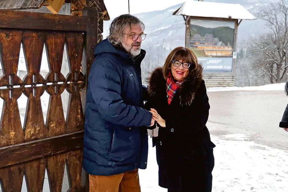 Emir Kusturica i Maja Gojković danas na Mećavniku