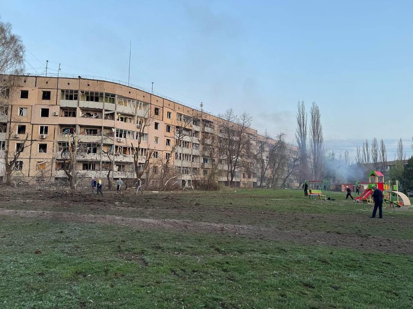 Ukraine. Russian rocket attack on the crooked corner. At least 12 people were killed