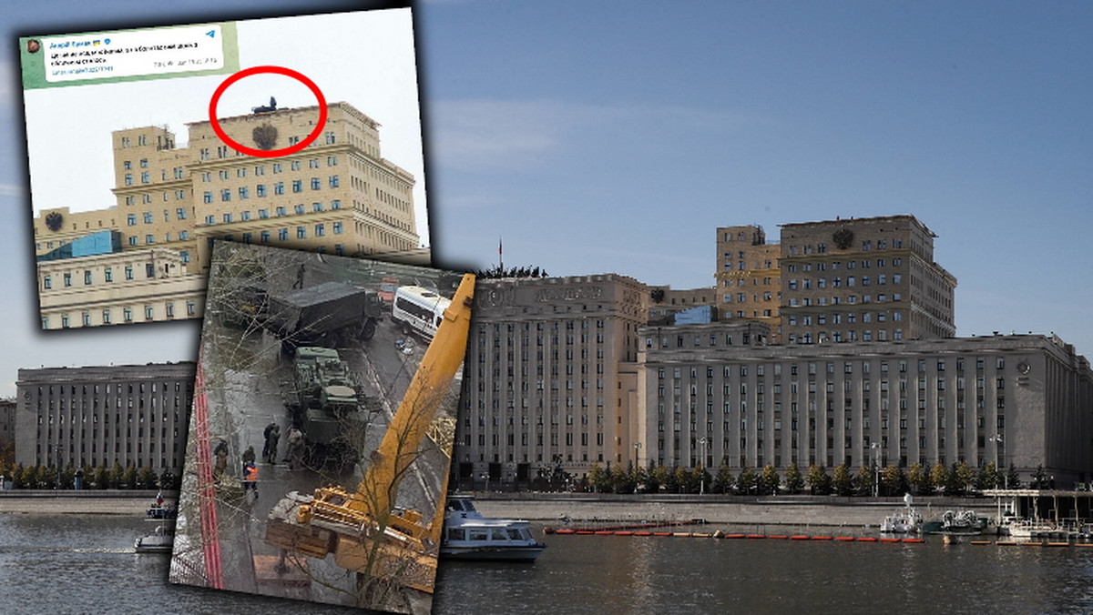 Rosja się zbroi. Na budynkach w Moskwie pojawił się potężny sprzęt