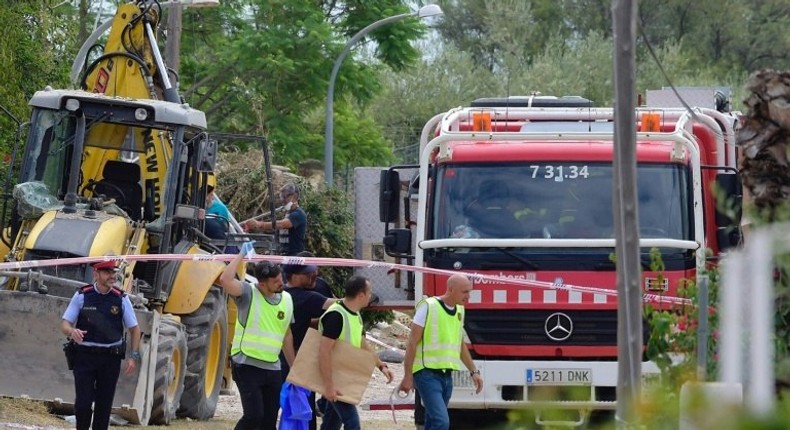 Spanish investigators uncovered ingredients of the explosive TATP at a house in the town of Alcanar, around 200 kilometres (120 miles) south of Barcelona, believed to be the terror cell's bomb-making factory