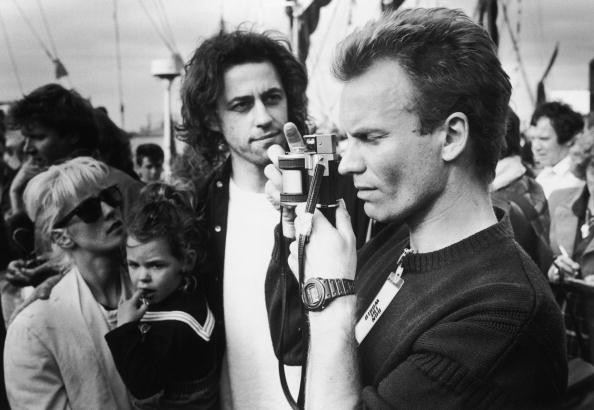 W 1986 roku, z Bobem Geldofem i Paulą Yates (fot. Getty Images)