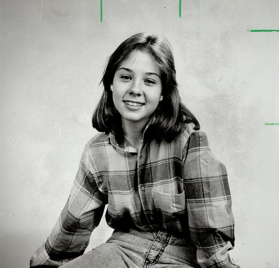 Megan Follows w 1983 r. 