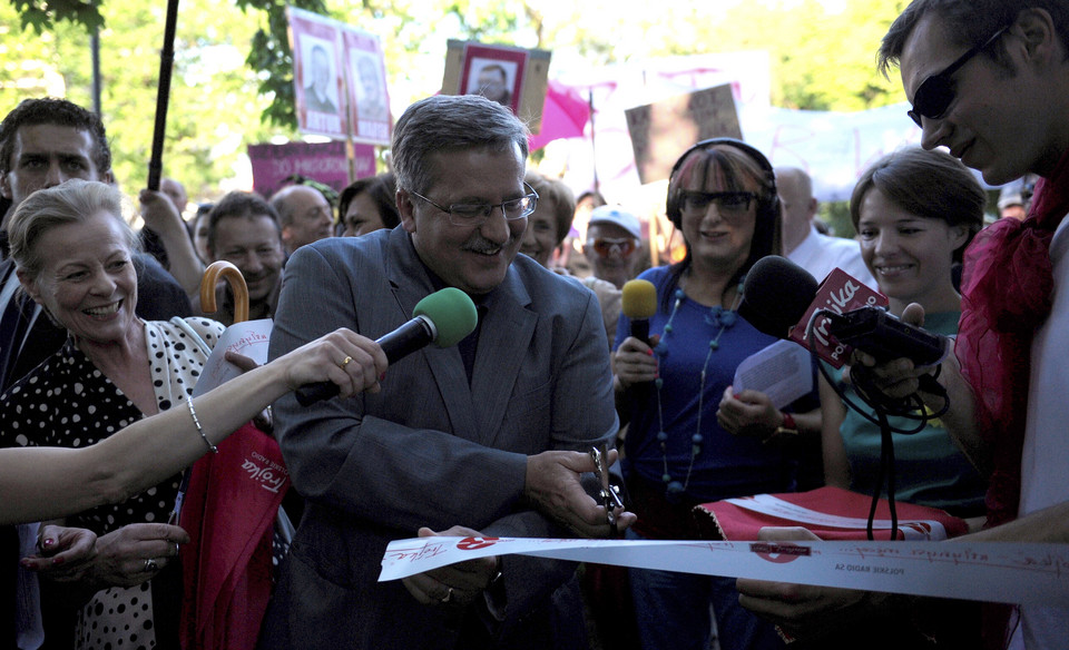 Prezydent otworzył Aleję Radiowej Trójki