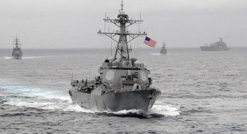 China says followed U.S. warship in South China Sea