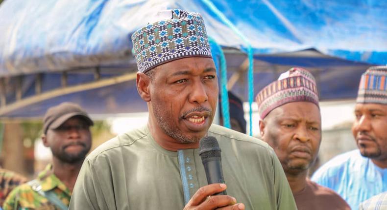 Borno state Governor, Babagana Umara Zulum says there are white men, Asians and Christians among Boko Haram sponsors. [Twitter/@ProfZulum]