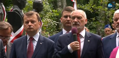 Macierewicz odsłonił w Ossowie popiersia ofiar katastrofy smoleńskiej