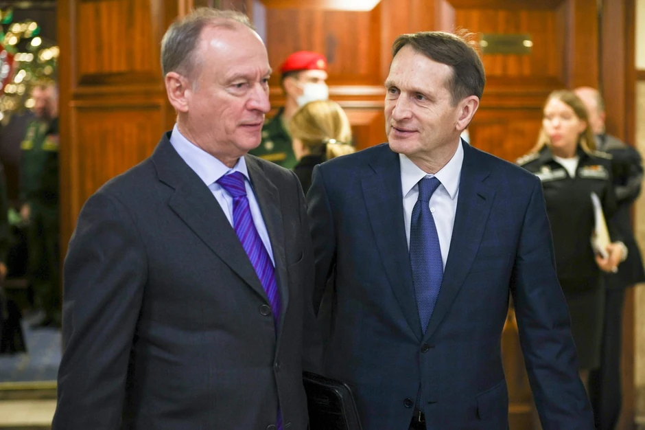 Nikolaj Patrušev i Sergej Nariškin