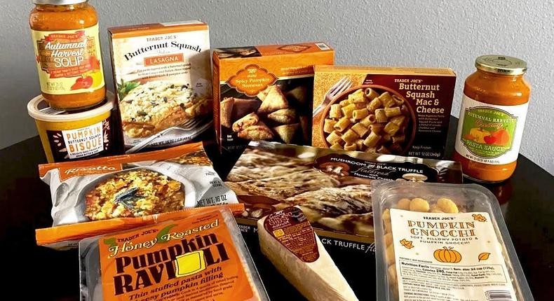 I tried all of the Trader Joe's seasonal fall meal options I could find, from soups to pasta.Paige Bennett