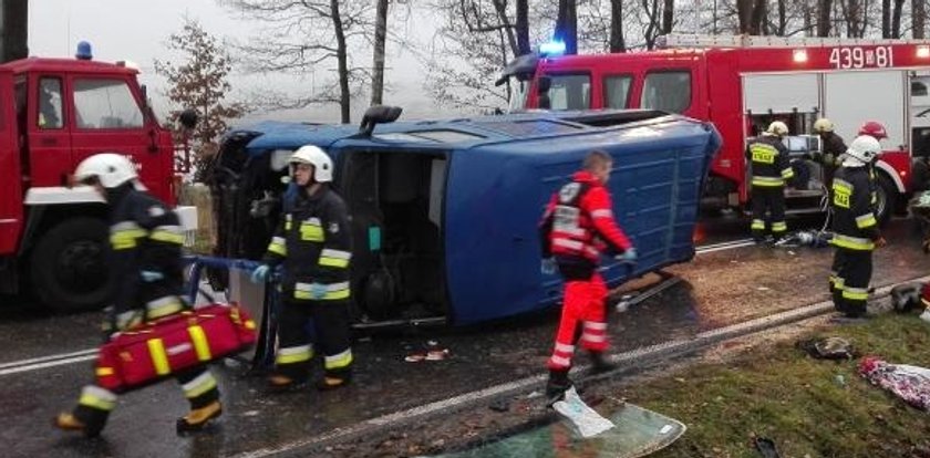 Tragedia na drodze. 7 osób w szpitalu