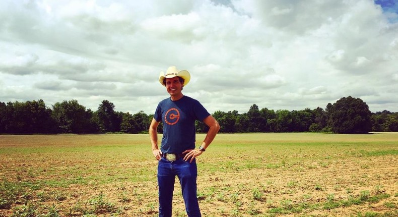 Kimbal Musk at Shelby Farms Park in Memphis, Tennessee.