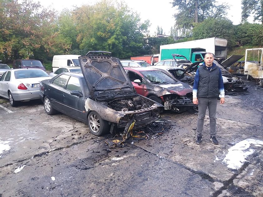 Gorzów Wlkp: pożar samochodów na parkingu pomocy drogowej. To podpalenie