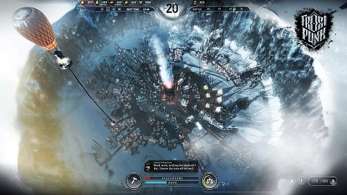 Frostpunk na pierwszym zwiastunie z rozgrywką. To nie będzie gra dla optymistów