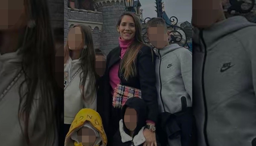 Tamara Zvicer na porodičnom putovanju