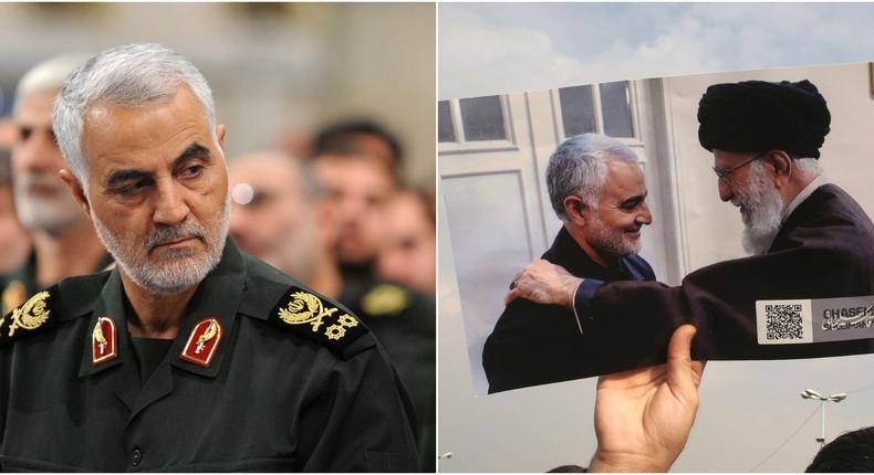 Ghassem Soleimani & Khamenei