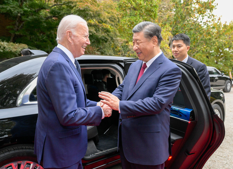 Joe Biden i Xi Jinping w Kalifornii, 15 listopada 2023 r.