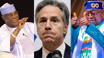 Atiku disappointed in US over Secretary Blinken's call with Tinubu. [File]