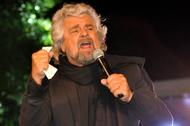 Italy, Palermo (Sicily): Campaigning for regional elections. Beppe Grillo, leader of 5-Star Movement