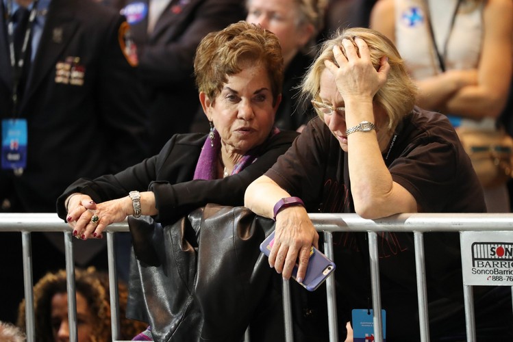 Sztab zwolenników Hillary Clinton w Nowym Jorku