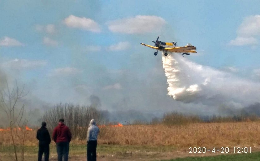 Pożar w Biebrzańskim Parku Narodowym