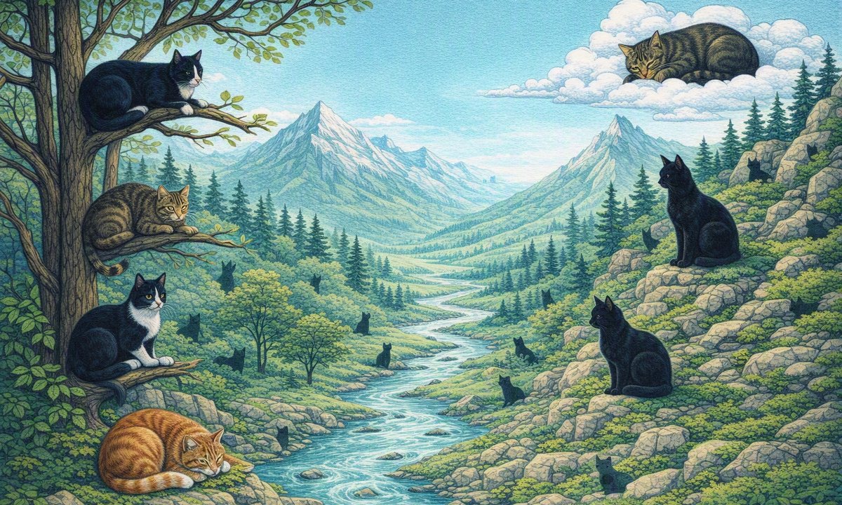 Jaki jest twój wiek psychiczny? Sprawdź to na obrazku z kotami
