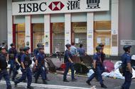 hongkong, chiny, protesty, policja