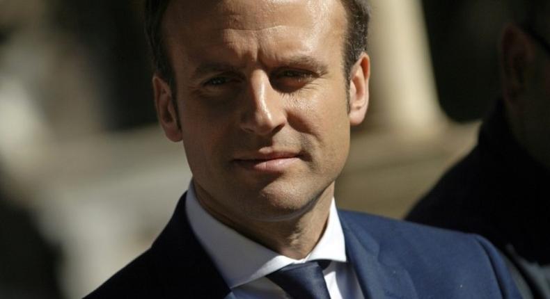 In a recent poll, French presidential hopeful Emmanuel Macron, pictured on February 14, 2017, was predicted to handily beat far-right candidate Marine Le Pen should they face off in the second-round of the election