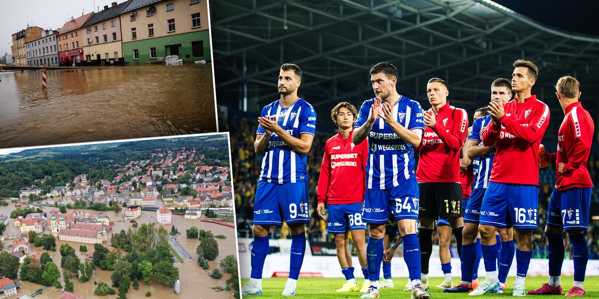 Górnik Zabrze staje na wysokości zadania! Pomoc dla powodzian na południu Polski!