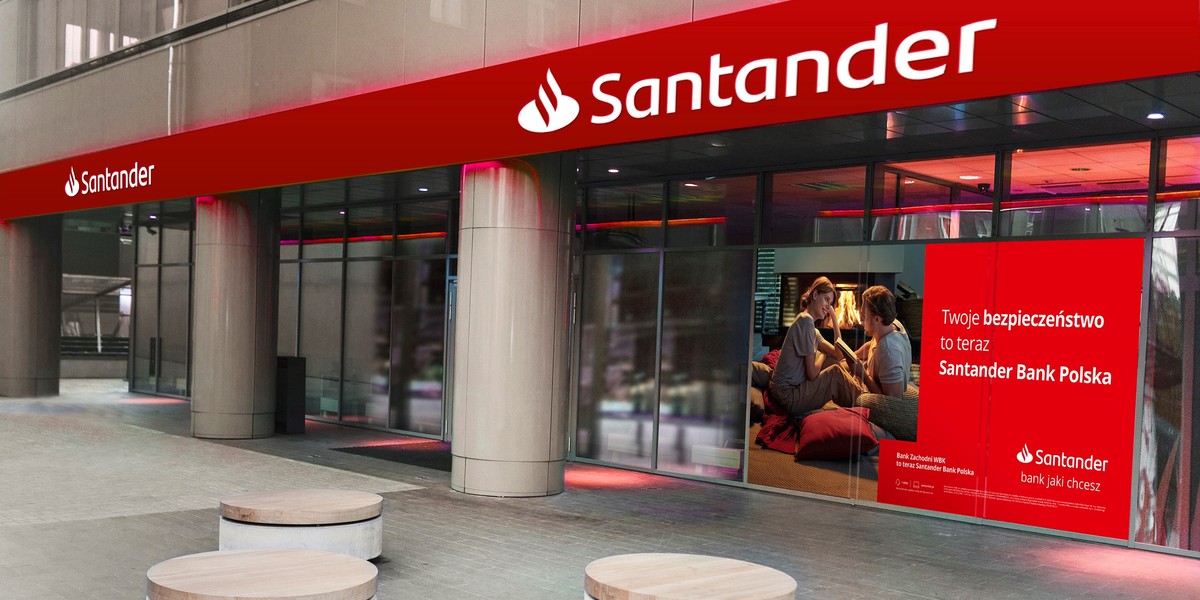 Santander Bank Polska notuje rekordowe zyski dzięki wysokim stopom procentowym. 