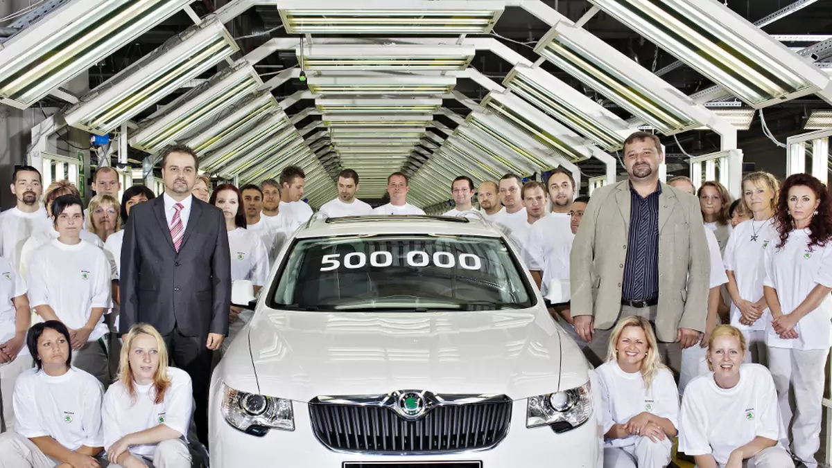 Škoda Superb razy 500 000 