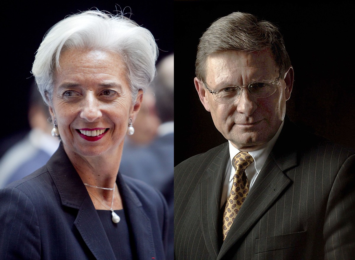Christine Lagarde i Leszek Balcerowicz