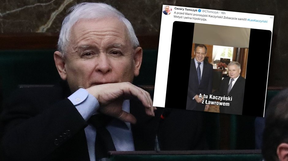 Jarosław Kaczyński (Screen: Twitter/CTomczyk)