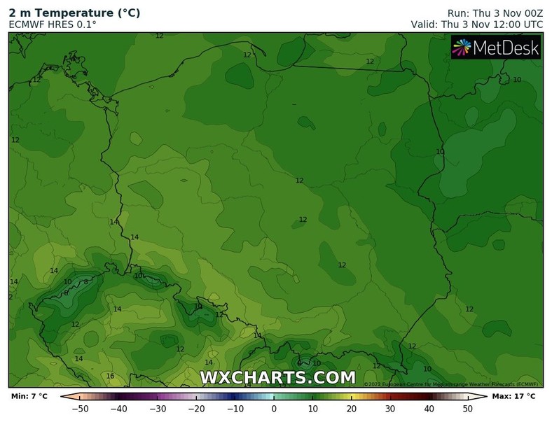 Temperatura trochę spadnie, ale nadal będzie wysoka