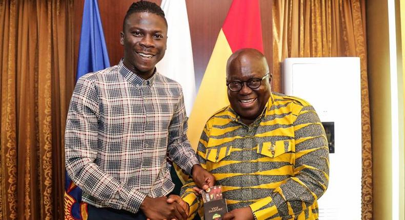 Stonebwoy and Nana Addo