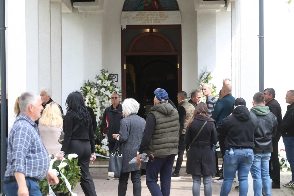 Sahrana Saše Katančića na Novom groblju